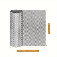 ราคา TEMU Alioncar 11.8" x 20" แผ่นกันความร้อนสำหรับท่อไอเสียรถยนต์อลูมิเนียมปั๊มนูน, สายรัดสแตนเลส 304 ขนาด 4.6MM*300mm และไม้คล้อง 10 ชิ้น (17592396898287)