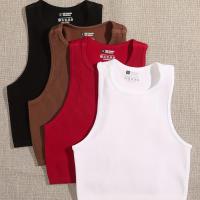ราคา Fly Stride เสื้อกล้ามไร้รอยต่อ 4 ชิ้น คละสี ผ้าริบ คอปกโอ้ แขนกุด เสื้อกีฬาลำลอง เสื้อกล้ามผู้หญิง (17592227753832)