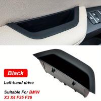 ราคา แผ่นปิดที่วางแขนประตูรถยนต์ลายคาร์บอนไฟเบอร์สีดำและเบจสำหรับ BMW X3 X4 F25 F26 ปี 2011-2017 กล่องเก็บของ (17592264794382)