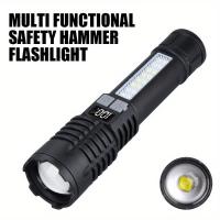 ราคา ไฟฉายพาวเวอร์แบงก์ X70 Power LED สว่าง 1 ชิ้น แบบชาร์จ USB ไฟฉายยุทธวิธีไฟ COB IP65 (17592377751930)