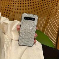 ราคา เคสโทรศัพท์ - เคสโทรศัพท์กลิตเตอร์หรูหรา สำหรับ Samsung Galaxy S10 4G 5G S10 Plus เคสแฟชั่นกลิตเตอร์ประกายระยิบระยับ ดีไซน์ลายตาราง (17592401023575)