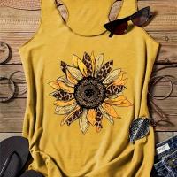 ราคา เสื้อกล้ามคอกลมพิมพ์ลายแฟชั่นยุโรปและอเมริกาสำหรับผู้หญิง (17592409469053)