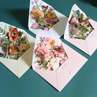 ราคา 4 ชิ้น การ์ดอวยพร 3D แบบ Pop-Up ซองจดหมายและฉลาก - เหมาะสำหรับวันเกิด, วันครบรอบ, วันพระเจ้า, วันแม่, วันพ่อ และทุกโอกาส (17592434386023)