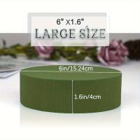 ราคา โฟมลายกลม โฟมลูกบอลกาว สำหรับจัด ขนาด 6X1.6 นิ้ว (15. ซม.) โฟมสีเขียวแห้ง สำหรับช่างตกแต่ง (17592441642522)