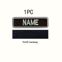 ราคา 1PC ปักชื่อ Patch,3x1 นิ้ว,แท็กส่วนบุคคลสำหรับเสื้อผ้าและกระเป๋าเป้สะพายหลัง,วัสดุโพลีเอสเตอร์ (17592461796902)