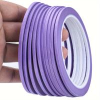 ราคา 10ชิ้น NCIBUIN เทปวาชิสีม่วง, 3มม. x 25ม. - เหมาะสำหรับการวาดภาพ, งานฝีมือ DIY และการปิดกั้นสีบนพื้นผิวพลาสติก, ไม้, แก้ว, โลหะ, อุปกรณ์สำหรับงานเพ้นท์ (17592480076197)