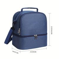 ราคา กระเป๋าเก็บความเย็นแบบสองชั้นหนา กระเป๋าโท้ทสีพื้นเรียบแผ่นเย็น เหมาะสำหรับการทำงาน การตั้งแคมป์กลางแจ้ง การพักผ่อนที่ชายหาด มีทั้งแบบสะพายมือและสะพายข้าง ไม่สัมผัสอาหาร (17592402413103)