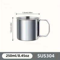 ราคา แก้วน้ำและกาแฟพับได้ทำจากสแตนเลส - แก้วพกพาหลายประโยชน์สำหรับการตั้งแคมป์กลางแจ้ง, ปิกนิก, และการป่า, 304, แก้วน้ำสำหรับการทางและแคมป์กลางแจ้ง (17592578915220)