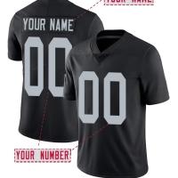 ราคา เสื้อเบสบอลแขนสั้นผู้ชาย ดีไซน์เฉพาะตัว ชื่อและหมายเลข คอกว้างระบายได้ดี ปักลาย สไตล์อเมริกันฟุตบอล เสื้อกีฬา สำหรับฝึกซ้อมทีม (17592589052939)