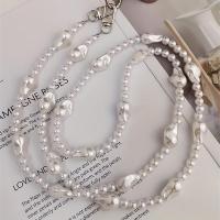 ราคา โซ่โทรศัพท์ไข่มุกหลายเส้นสไตล์หรูหรา - สายสะพายกระเป๋าสะพายข้างและไหล่แบบชิคลูกปัดเงางาม, อุปกรณ์เสริมทนทานต่อการตก, เหมาะสำหรับชุดสไตล์เก๋, สายโทรศัพท์ (17592662927091)