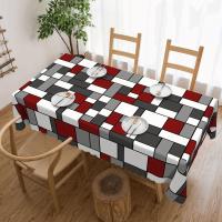 ราคา ผ้าปูโต๊ะรูปทรงกลมสี่เหลี่ยม 1 ชิ้น, ผ้าปูลายเรขาคณิตแบบนามธรรม, ตกแต่งโต๊ะอาหาร, ผ้าปูหลากสี, ตกแต่งบ้านครัว, ร้านอาหาร, , เทศกาล, , งานแต่งงาน, ในร่ม, กลางแจ้ง (17592403389752)