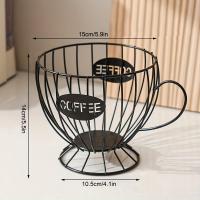 ราคา 1 ชิ้น ชั้นวางแคปซูลกาแฟสไตล์นอร์ดิกสีดำ, ชั้นวางขนมขบเคี้ยวสำหรับสไตล์ Light Luxury, ชั้นวาง, ร้านกาแฟ, บาร์, ชั้นวางของตกแต่งเคาน์เตอร์ (17592616878049)
