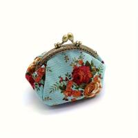 ราคา กระเป๋าคลัทช์แบบตีนวินเทจ ลายพิมพ์ผ้า กระเป๋าสตางค์ใส่บัตรและจัดระเบียบ กระเป๋าใส่เหรียญน้ำหนักเบาสำหรับทางกลางแจ้ง (17592738843958)