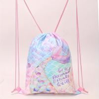 ราคา กระเป๋าเป้สะพายหลังพิมพ์ 3 มิติ Mermaid, สายรัด, สายรัดปรับได้, กระเป๋าเป้สะพายหลังแบบๆ, กระเป๋าเก็บของสำหรับการฝึกซ้อมกีฬาสไตล์กลาง, สีสันผสม (17592916268512)