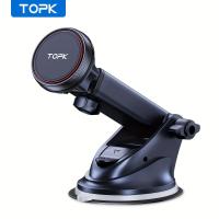 ราคา TOPK ที่วางโทรศัพท์ในรถแบบแม่เหล็ก, แท่นยึดโทรศัพท์ในรถยนต์แบบสูญญากาศแม่เหล็กแรงสูง N52 แขนปรับได้แบบยืดหดได้ สำหรับโทรศัพท์มือถือทุกรุ่น (17592245407911)