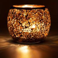 ราคา DIY ทำมือโมเสคแก้วเทียนอโรมาเธอราพีและออร์แกไนเซอร์, โมเสคแก้วโคมไฟชาโรแมนติก, เหมาะสำหรับอโรมาเธอราพี, ตกแต่ง, ไม่รวมเทียน, สามารถใช้เป็นแจกัน, ที่วางปากกา, ภาชนะใส่กระถางต้นไม้ได้ (17592439141128)
