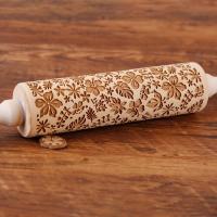 ราคา 1 ชิ้น, ที่มีใบไม้, ไม้ม้วนสำหรับสร้างลายบนแป้ง, ใช้ทำพิซซ่า, พาย, คุ๊กกี้, ขนมจีบ, ก๋วยเตี๋ยว และอื่น ๆ, อุปกรณ์ครัว, เครื่องมือครัว, อุปกรณ์ครัว, ขนาด นิ้ว (17592320257454)