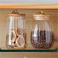 ราคา โหลแก้วบอโรสูงสำหรับชา กาแฟ เมล็ดพืช ผลไม้แห้ง และเมล็ดพืชต่างๆ ในครัว ป้องกันความชื้น ปิดสนิท ความจุใหญ่ สำหรับเก็บขนม (17611018065821)