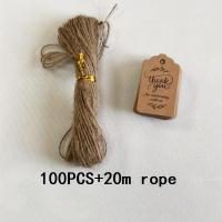 ราคา ป้าย ขนาด 5*3 ซม. จำนวน 100 ชิ้น ทำจากกระดาษคราฟท์แบบเขียนได้, ฉลากเปล่าเชือก, เหมาะสำหรับตกแต่งงานและวันหยุด (17593142426144)