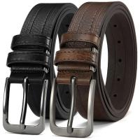 ราคา เข็มขัดลำลองสำหรับผู้ชาย ชุดเข็มขัด 2 ชิ้น เข็มขัดสำหรับใส่กับกางเกงยีนส์แบบคลาสสิก ขนาด 1.25 นิ้ว แบรนด์ DOOPAI ปรับขนาดได้ เหมาะสำหรับทุกโอกาส ที่สมบูรณ์แบบ คริสต์มาส (17593489387370)