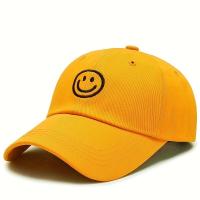 ราคา หมวกเบสบอลปักลายยิ้มแฟชั่นสำหรับผู้ชายและผู้หญิง 1 ชิ้น หมวกกันแดด หมวกสไตล์ลำลอง หมวกกีฬา หมวกเบสบอลกันลม หมวกปีนเขา หมวกตกปลา หมวกท่องเที่ยว หมวกคู่รัก หมวก (17593181151141)