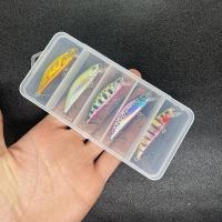 ราคา 5 ชิ้น/กล่อง เหยื่อตกปลา Mini Minnow แบบซึม - เหยื่อปลอมไบโอนิกสมจริง โครงสร้างเหยื่อแข็งเทียมที่ทนทาน - อุปกรณ์เสริมสำหรับตกปลาที่อเนกประสงค์สำหรับการตกปลาน้ำจืดและน้ำเค็ม (17593250174274)