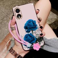 ราคา เคสโทรศัพท์ - เคสโรสสไตล์ A18 สวยหรู สำหรับ OPPO A18 ทำจากชุบเงา เพิ่มความหรูหราให้ความบันเทิง (17593293154319)
