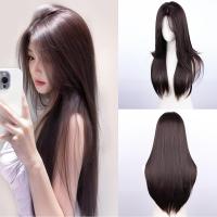 ราคา วิกผมสั้นตรงยาว 28 นิ้ว/70 ซม. สำหรับผู้หญิง วิกผมสังเคราะห์สำหรับใช้ประจำวันและงาน (17593428493847)