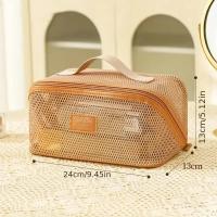 ราคา กระเป๋าเครื่องสำอางโปร่งแสง ความจุขนาดใหญ่ กระเป๋าใส่หมอนสำหรับทาง กระเป๋าใส่เครื่องอาบน้ำอเนกประสงค์ กระเป๋าเครื่องสำอางน้ำหนักเบาสำหรับผู้หญิง (17593452162034)