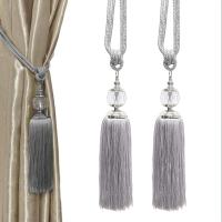 ราคา ที่รัดม่านพู่สีเขียว ที่รัดม่านลูกปัดคริสตัล ที่เกี่ยวม่าน ที่รัดสายม่านมือทำสไตล์ฟาร์มเฮาส์ ที่รัดสายม่านพู่ 2 ชิ้น (17593463185136)
