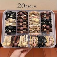 ราคา 20 ชิ้น สีสุ่ม ยางรัดผมแบบยืดหยุ่น ทนทาน หนา ยางมัดผมหางม้า อเนกประสงค์ ห่วงมัดผม เชือกมัดผม เครื่องประดับผมสำหรับผู้หญิง ยางรัดผม อุปกรณ์เสริมแบบสวม (17593468432369)