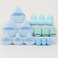 ราคา 15 ชิ้น ฟองน้ำแต่งหน้า ทรงสามเหลี่ยม พัฟ สำหรับ ครีมเหลว และ พาวเดอร์ ฟองน้ำแต่งหน้าหลากสี และ ฟองน้ำขนาดเล็ก (17592530641692)