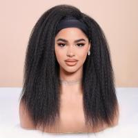 ราคา วิกผมหนีบผมตรงแบบ Kinky ขนาด 18 นิ้ว สำหรับผู้หญิง, วิกผมตรง ที่คาดผมสีดำ, วิกผม Afro แบบ Kinky ออกแบบมาสำหรับผู้หญิง (17592652275219)