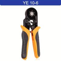 ราคา เครื่องมือย้ำหางปลา, คีมย้ำลวดหกเหลี่ยมปรับเองได้ สำหรับ AWG23-7 (0.25-10Mm²), เครื่องมือย้ำลวดแบบวงล้อ, YE 10-6 (17593124243630)