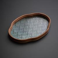 ราคา ถาดชาแก้วลายดอกเบกอเนียวินเทจ, ถาดโต๊ะทำงาน, ถาดเก็บขนม, ถาดเก็บเครื่องสำอาง, เหมาะมากสำหรับกาแฟ, งานแต่งงาน, การแสดงลูกอม (17592465354587)