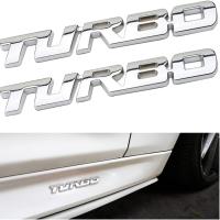 ราคา 2ชิ้น ตราหน้ารถ Turbo Letter - แบดจ์โลหะ 3D สำหรับฝากระโปรง, ประตู & กันชน | อุปกรณ์เสริมภายนอกกันน้ำ | ดีไซน์ทอร์เบนจากสังกะสี | เหมาะกับทุกรุ่น (17592810060677)