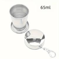 ราคา แก้วพับพกพาสำหรับทางกลางแจ้ง, แก้วสแตนเลสแบบยืดหดได้ (17592600280166)