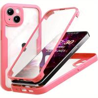 ราคา เคสโทรศัพท์ - เคสใสคลุมทั้งตัวด้านหน้าและด้านหลัง 360 องศา สำหรับ Iphone 13 14 11 12 16 Pro Max XS 15 Plus Mini XS XR 7 8 Plus SE เคสป้องกันกระแทกหรูหรา (17592874135005)