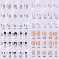 ราคา ชุดเล็บปลอมเจลสไตล์ฝรั่งเศสแบบยาวปานกลาง 240 ชิ้น, คละแบบ 4 สไตล์, เล็บปลอมเจลทรงสี่เหลี่ยมสไตล์ฝรั่งเศส 3-In-1, เล็บปลอม 15 ขนาด เหมาะสำหรับงานเล็บศิลปะของผู้หญิง (17592478643460)