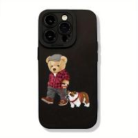 ราคา ซอฟต์เคสโทรศัพท์ Angel Eyes ลายหมีที่กับหมาพิมพ์ UV พิมพ์แบบเมทท์ ปกโทรศัพท์ 360 องศา ป้องกันเต็มรูปแบบสำหรับ Iphone 11 12 13 Pro Max XR X/ XS 7 8 Plus SE Mini สำหรับสมาร์ทโฟน (17592848267594)
