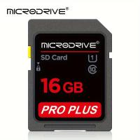 ราคา MICRODRIVE ่การ์ด SD สีดำขนาดใหญ่ Class10 U3 UHS-I 16G 32GB 64GB 128GB 256GB TF Card 4K HD สำหรับกล้อง (17592465449935)