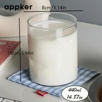 ราคา แก้วน้ำเรียบง่าย 1 ชิ้น ขนาด 440ml/560ml แก้วตรงความจุใหญ่ แก้วน้ำผลไม้ แก้วนม แก้วกาแฟ แก้วอาหารเช้า ภาชนะใส่เครื่องดื่มสำหรับร้านอาหารและคาเฟ่ เหมาะสำหรับคริสต์มาสและฮาโลวีน (17592606926378)