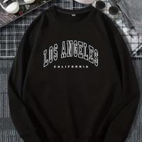 ราคา เสื้อสเวตเชิ้ตสำหรับผู้ชาย, เสื้อพิมพ์ลายตัวอักษร Los Angeles, เสื้อสเวตเชิ้ตแบบสวมหัวลำลองสำหรับผู้ชายสำหรับฤไม้ผลิฤไม้ร่วง, เป็น (17592219443265)