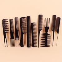 ราคา ชุดหวีทำผมมืออาชีพ 10 ชิ้น - พลาสติก ABS ทนทาน, ใช้ได้กับทุกประเภทของผม, ประกอบด้วยหวีสำหรับคลายผม, หวีสำหรับทำผมเป็นริ้ว และหวีควบคุมขอบผม (17592234758668)