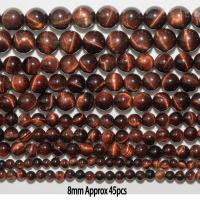 ราคา ลูกปัดหินตาธรรมชาติเรียบเนียน ลูกปัดหลวมทรงกลมสำหรับทำเครื่องประดับ ขนาด 4/6/8/10/12 มม (17592996268079)