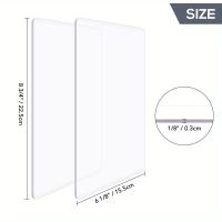 ราคา แผ่นรองตัดมาตรฐาน 2 ชิ้น ขนาด 22.5*15.5 ซม. สำหรับเครื่องตัดตาย แผ่นตัดพลาสติกโพลีคาร์บอเนตใส (17592232068606)