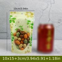 ราคา ถุงพลาสติกใสพิมพ์ลายสำหรับบรรจุอาหารและลูกอม ฝาปิด 50 ชิ้น (17592311688066)