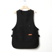ราคา ผ้ากันเปื้อนทำงานแบบ Unisex 1 ชิ้น, เสื้อกั๊กอเนกประสงค์สายสะพายไหล่แบบปรับได้, เสื้อกั๊กผ้ากันเปื้อนมีหลายกระเป๋าใช้งานได้จริง (17592855768102)