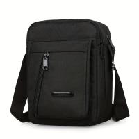 ราคา กระเป๋าผู้ชายแฟชั่น ผ้าไนลอนสีพื้น มัลติลेयर ซิปปิด กระเป๋าเป้สะพายไหล่สะพายไหล่ (17592289966047)