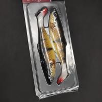 ราคา ANFS เหยื่อตกปลา 3D แบบนิ่ม 2 ชิ้น Shad เหยื่อปลอม Swimbait สำหรับตกปลาน้ำจืด น้ำเค็ม อุปกรณ์ตกปลา Isca เหยื่อปลอม (17592460566536)